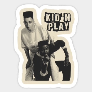 Kid 'n Play || Vintage Halftone Style || Fan Art Design| Sticker